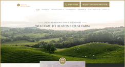 Desktop Screenshot of heatonhousefarm.co.uk